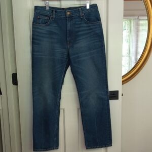 B SIDES Women's Straight Leg Blue Jeans, Size 31